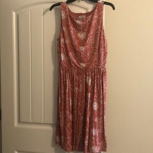 🆕 Coral sleeveless dress